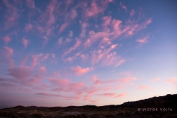 Pastel clouds near sunrise